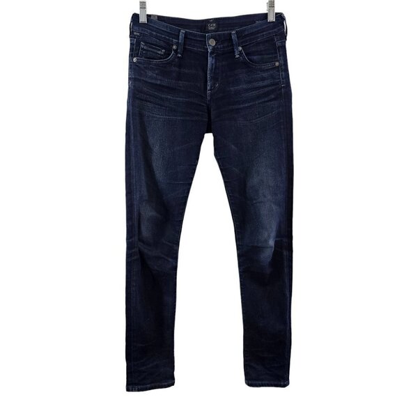 Citizens of Humanity Women’s Arielle Mid Rise Slim Dark Wash Blue Jeans - Sze 26 - Picture 14 of 16